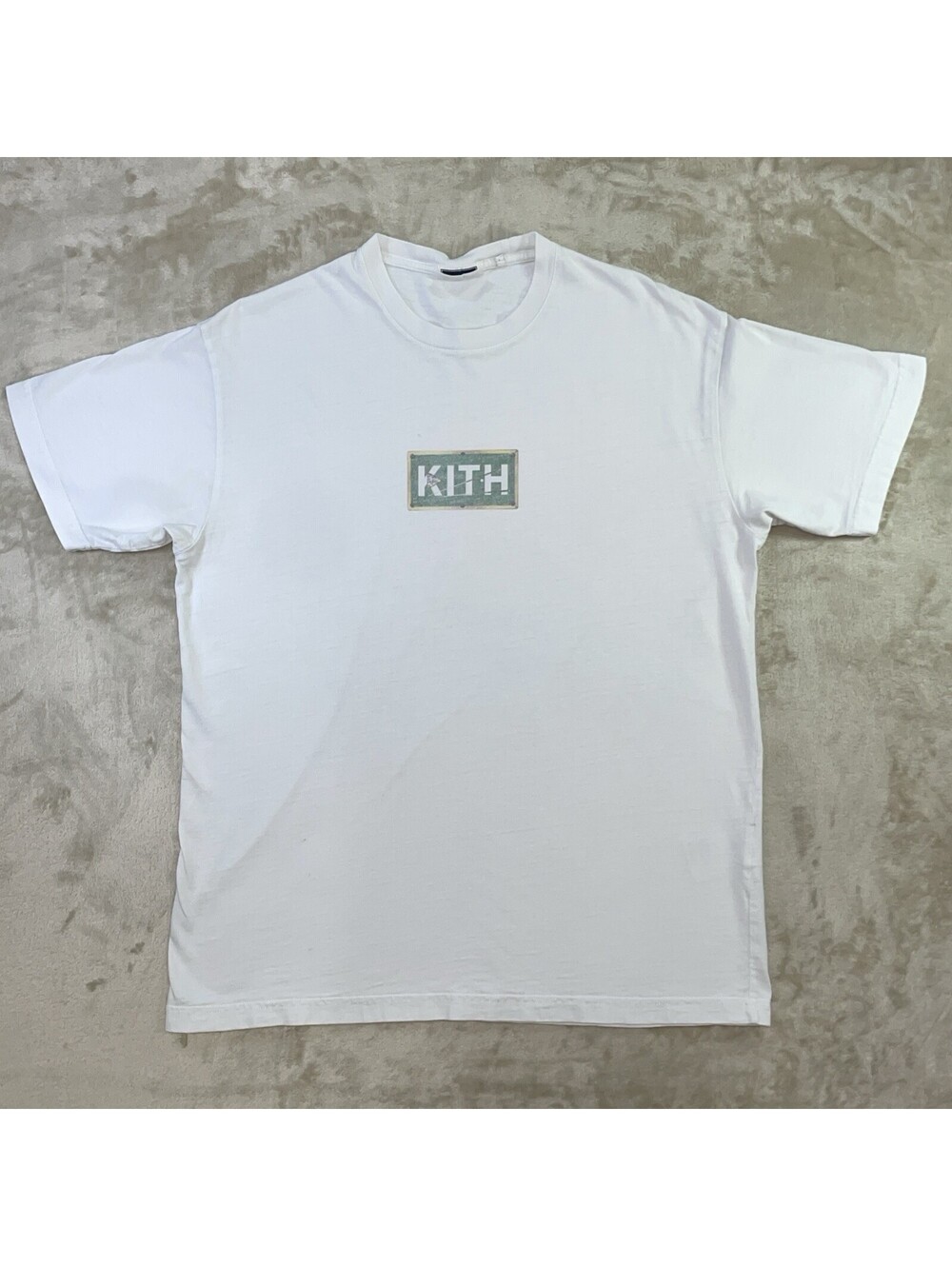 KITH Billiards Classic Logo Tee Streetwear White T shirt Mens Size Medium